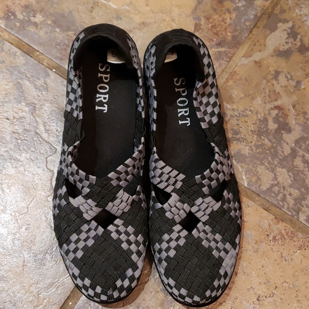 SPORT Slip on weaved shoe